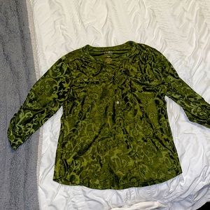 green vintage shirt